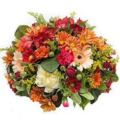 Autumnal Funeral Posy